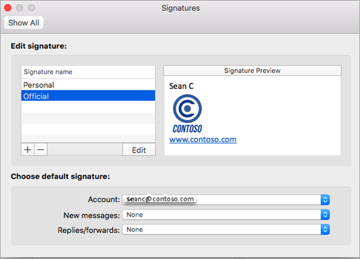 Microsoft Word Electronic Signature Mac